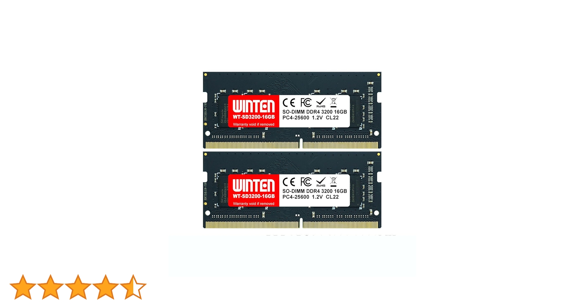 Amazon.co.jp: WINTEN ノートPC用メモリ DDR4-3200 32GB（16GB×2